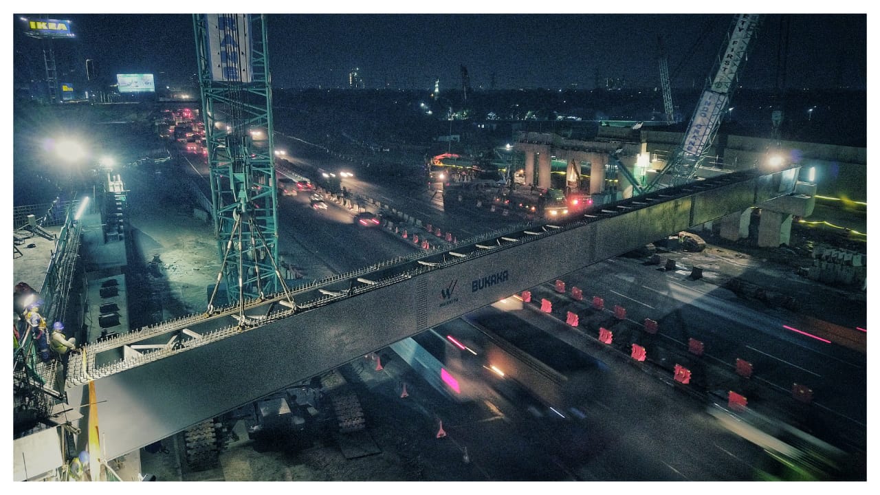 PT. Bukaka Teknik Utama Project: Tol Jorr Kunciran - Serpong Location: Serpong, Banten